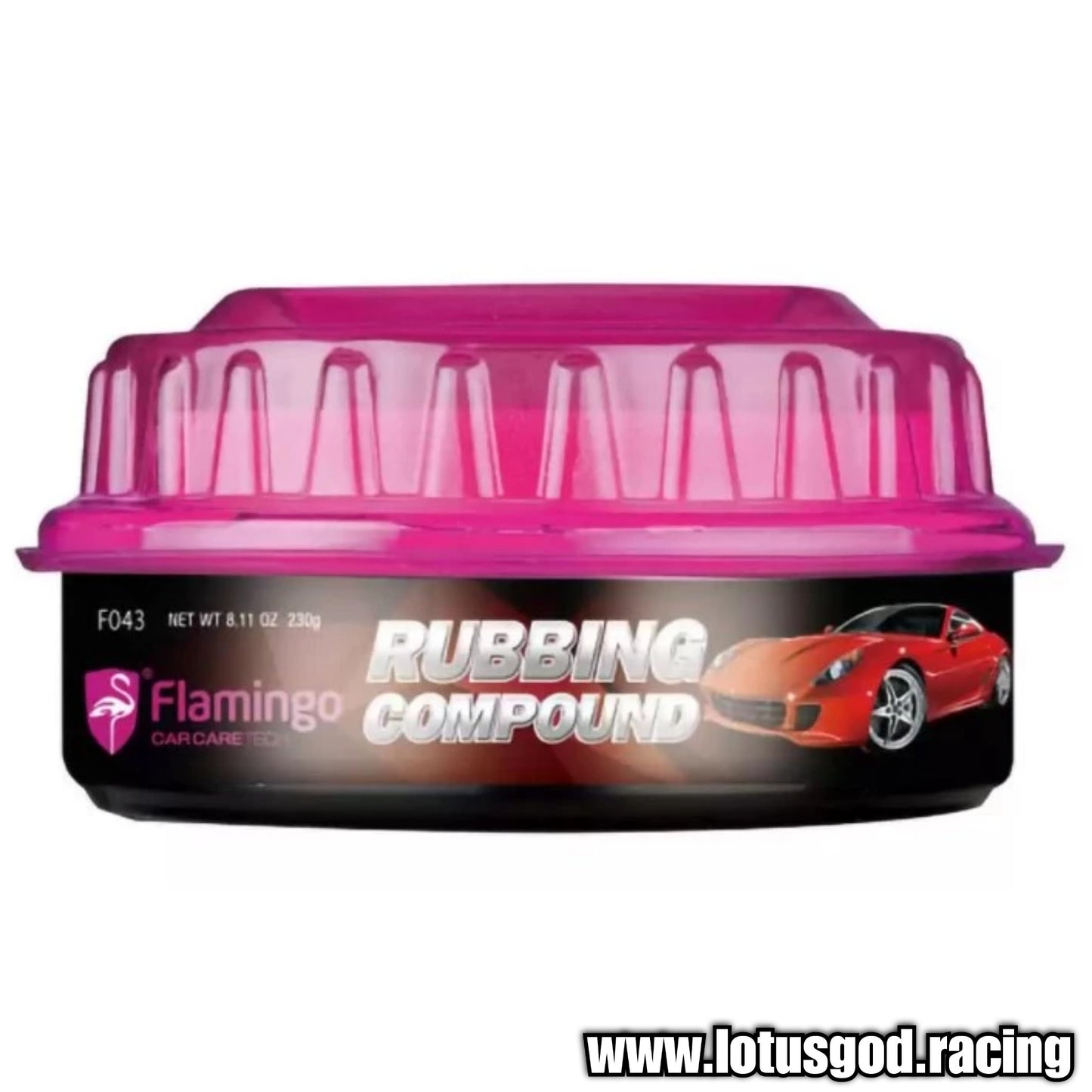 Flamingo Rubbing Compound | Polish & Shine Wax For All Car Lorry Van Pick Up Etc 230g
