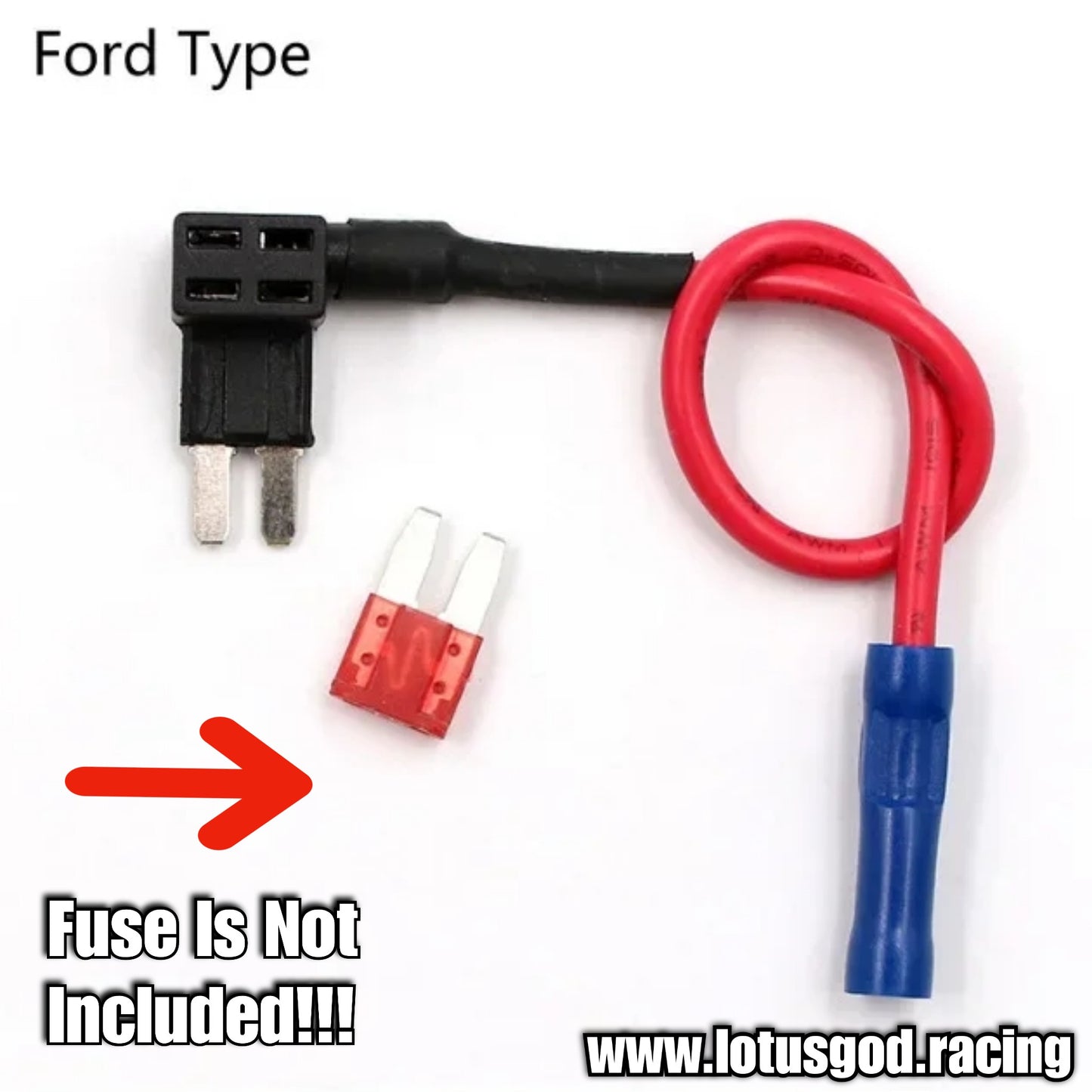 12 Volts Add Wire Tap Circuit Box Adapter For Micro/Mini/Standard ATM APM Blade 12v Car Fuse + Holder & Cable (1 Piece)