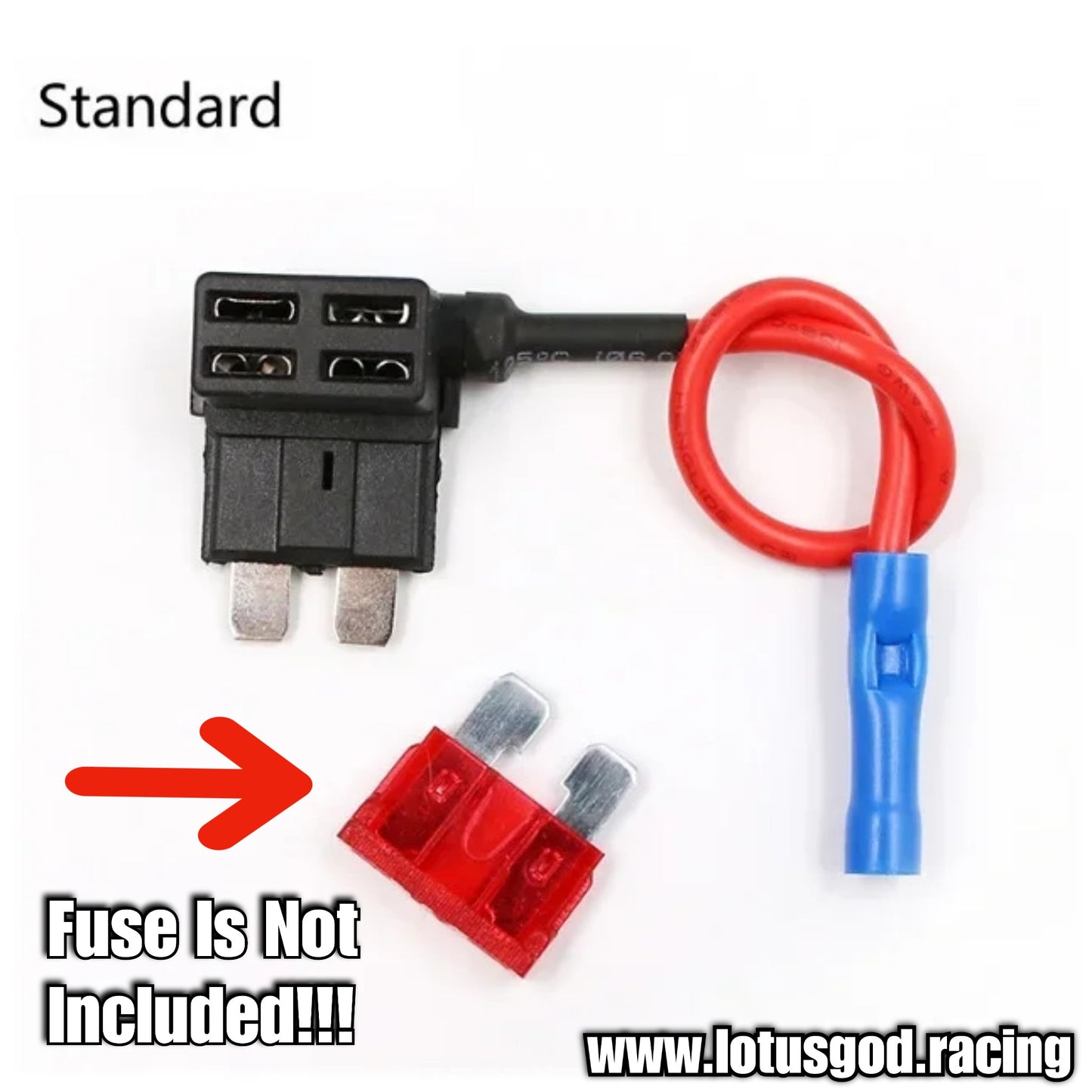 12 Volts Add Wire Tap Circuit Box Adapter For Micro/Mini/Standard ATM APM Blade 12v Car Fuse + Holder & Cable (1 Piece)