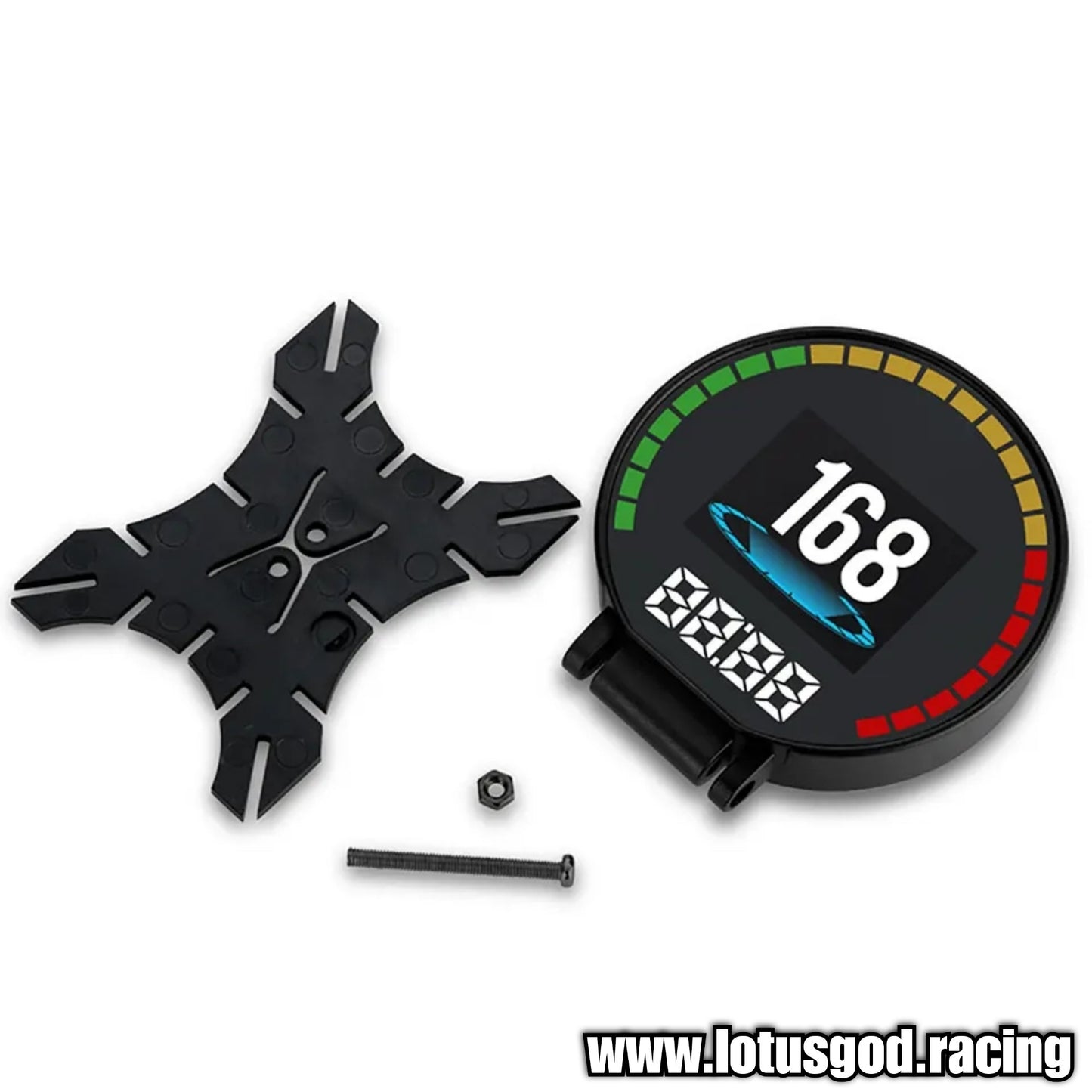 Obd Round Colour Smart Digital Display OBD2 Hud Head Up VSD Digital Speedometer With Speed Water Temp RPM Alarm Water Temperature Volt Alarm Turbo Boost Pressure Gauge