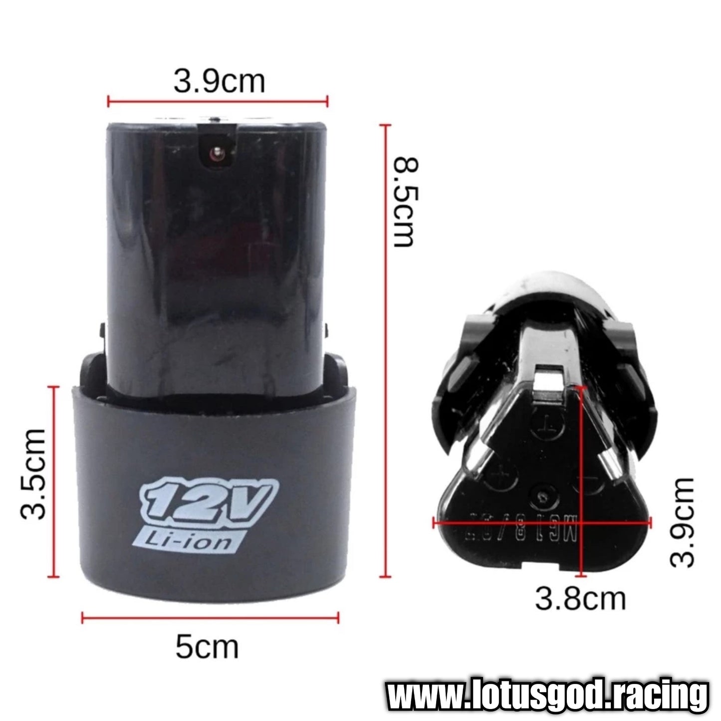 12V Special Triangle Lithium Rechargeable Large Capacity 12 Volts 1500mah Battery Pack 18650 For Hand Gun Grinder Electric Drill Screwdriver Saw Etc