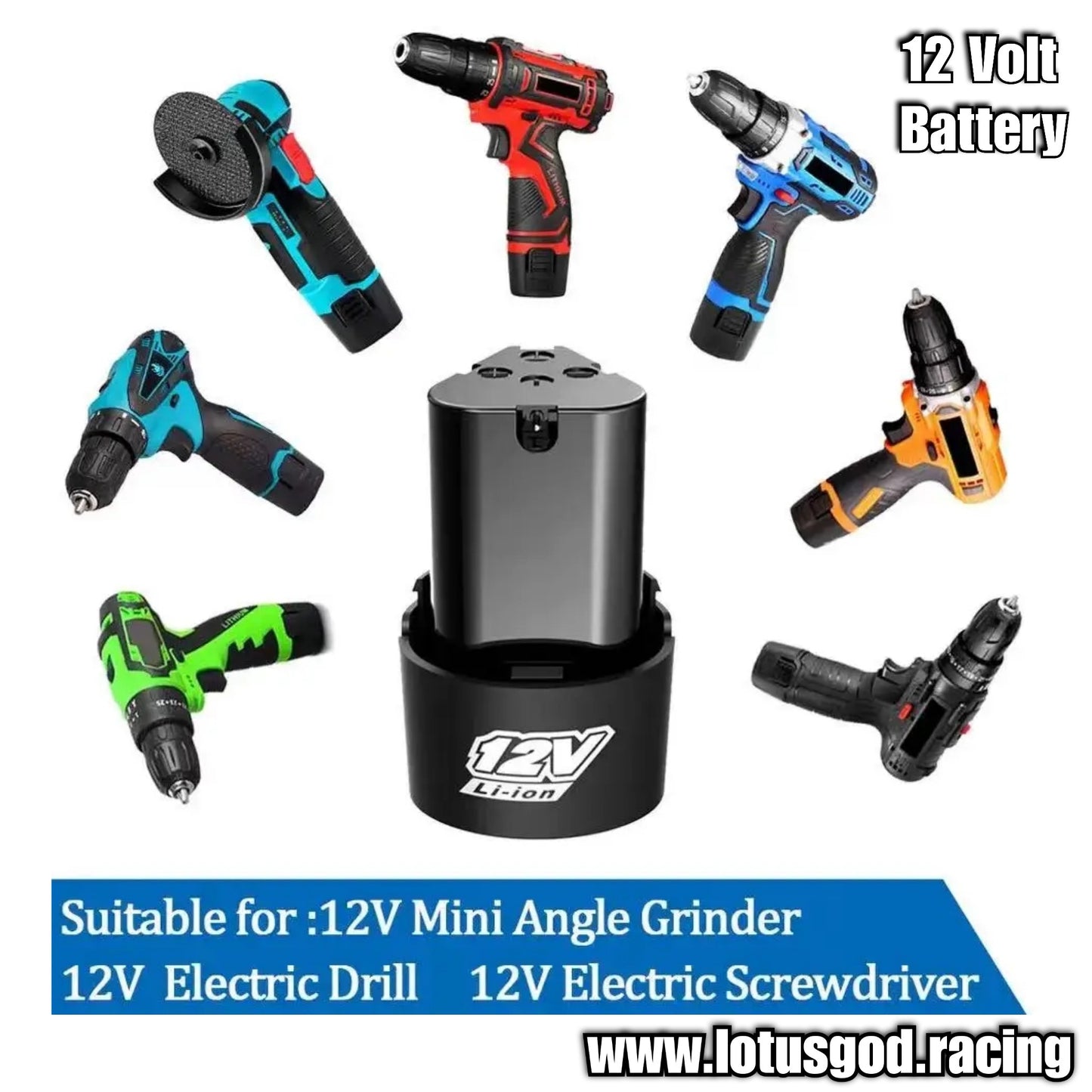 12V Special Triangle Lithium Rechargeable Large Capacity 12 Volts 1500mah Battery Pack 18650 For Hand Gun Grinder Electric Drill Screwdriver Saw Etc