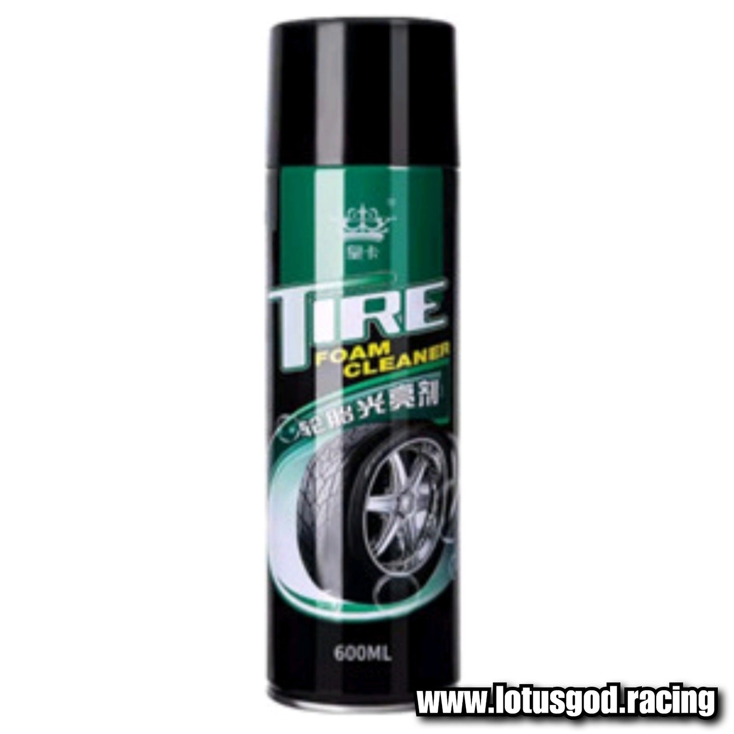 Tyre Rubber Plastic Cleaner Foam Shine Spray For Car Lorry Van Pick Up Motorcycle Tires 600ml