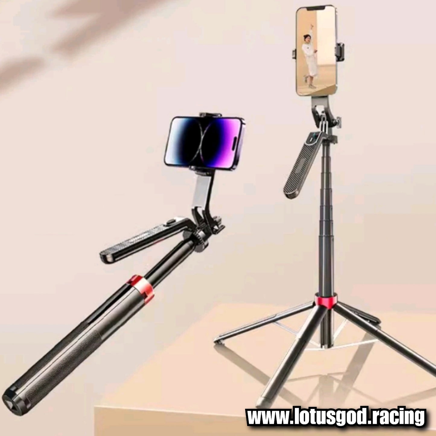 1/4" Carbon Steel Selfie Stick 70cm | Tripod 180cm Fully Adjustable Shaft Cam For Insta360 ONE X | Insta360 ONE R | One | EVO | GoPro | DJI OSMO Action Camera Iphone Android Phone Stand Holder