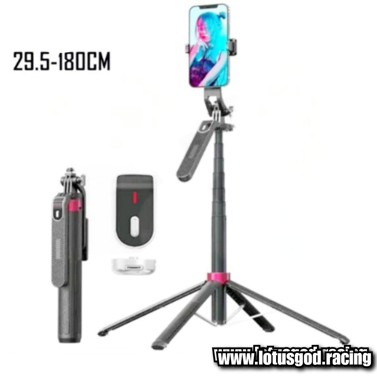 1/4" Carbon Steel Selfie Stick 70cm | Tripod 180cm Fully Adjustable Shaft Cam For Insta360 ONE X | Insta360 ONE R | One | EVO | GoPro | DJI OSMO Action Camera Iphone Android Phone Stand Holder