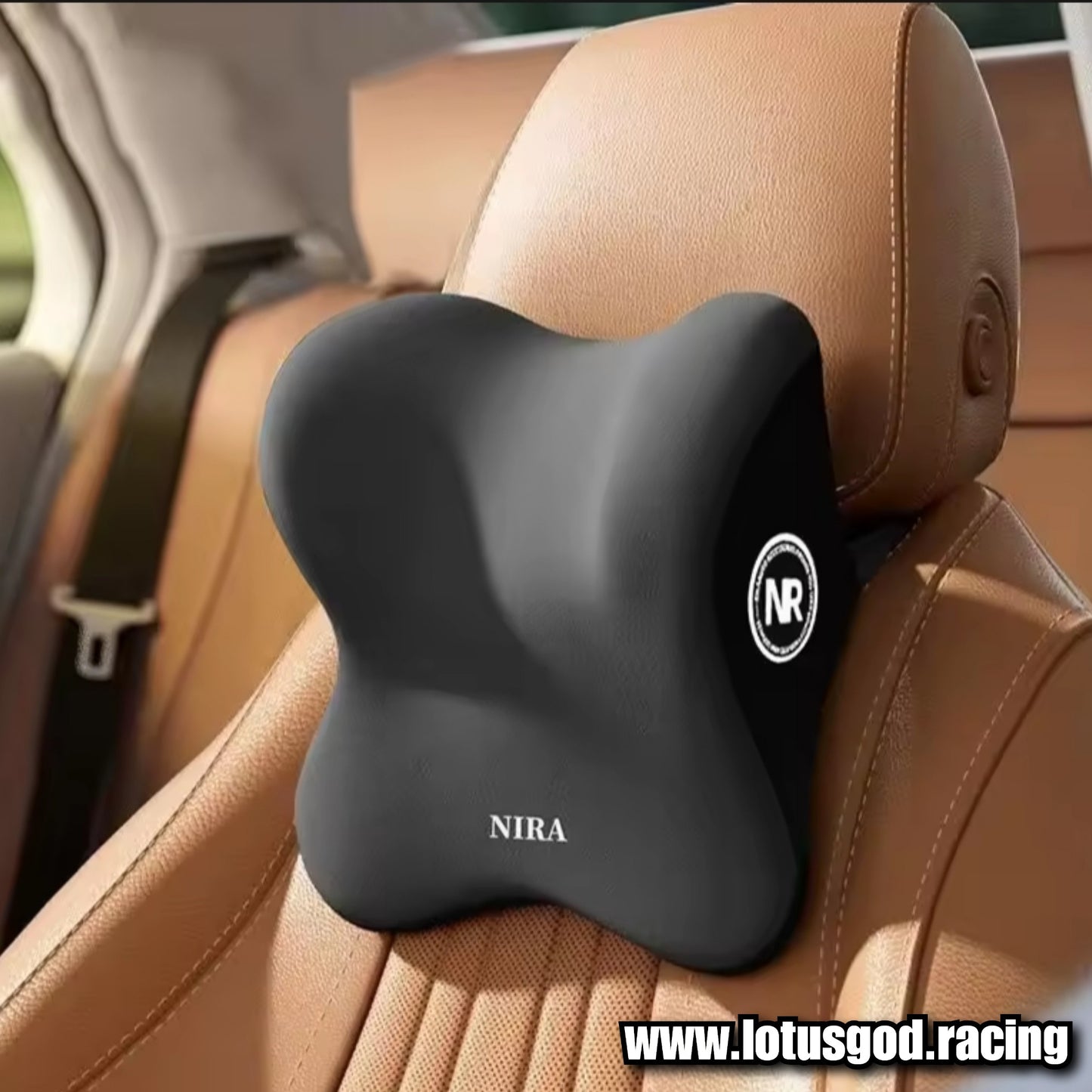 Black Comfortable Neck Head Back Waist Memory Foam Cushion Back Rest Lumbar Support Pillow For Gaming Chair Car Seat Lorry Van Pick Up Truck Sofa Etc