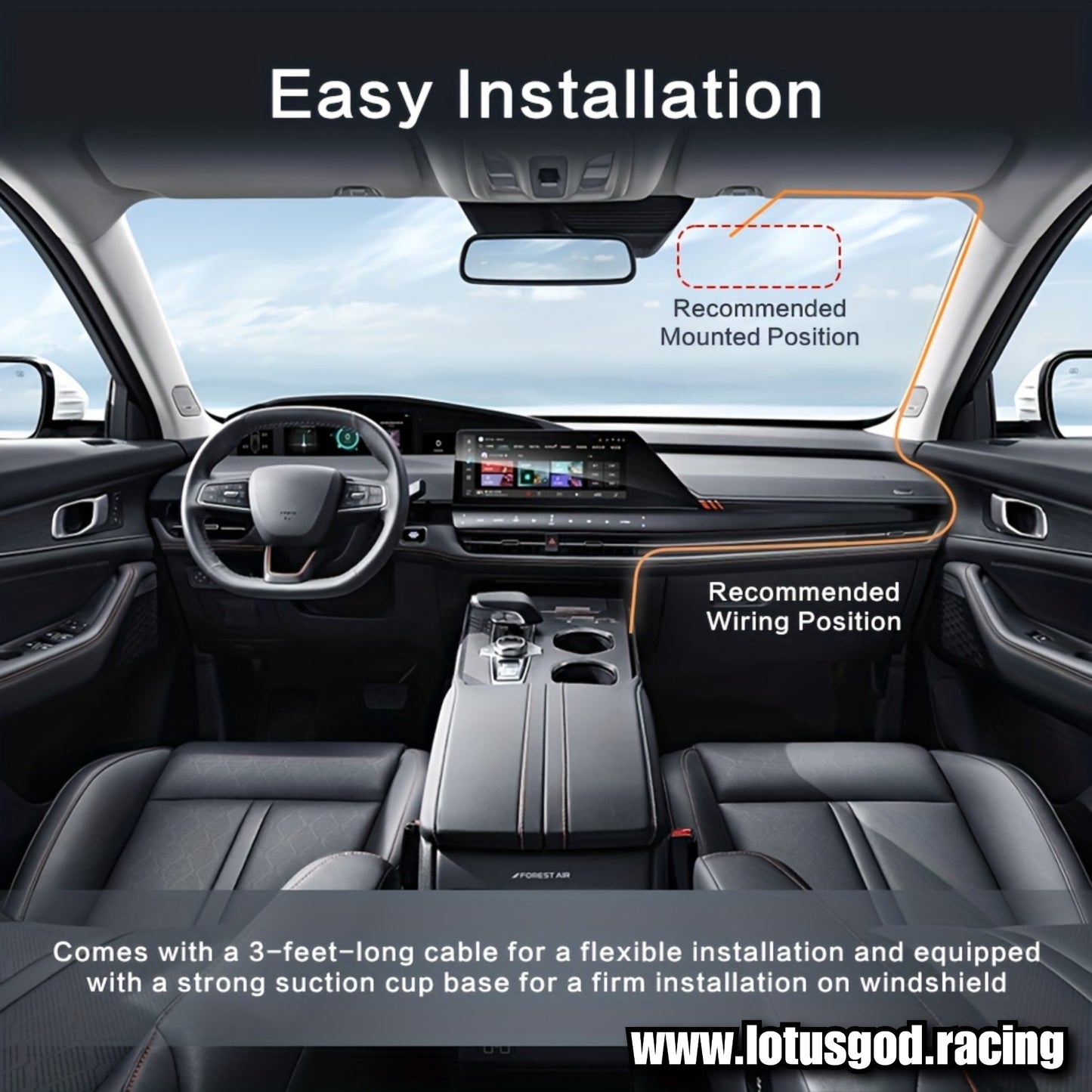 Suction Cup 3 Inch Screen | Better Than Nothing Front Dash Cam Dual 1 Len Adjustable Inside Camera + G-sensor HD Night Vision Wide Angle Car DVR Driving Recorder