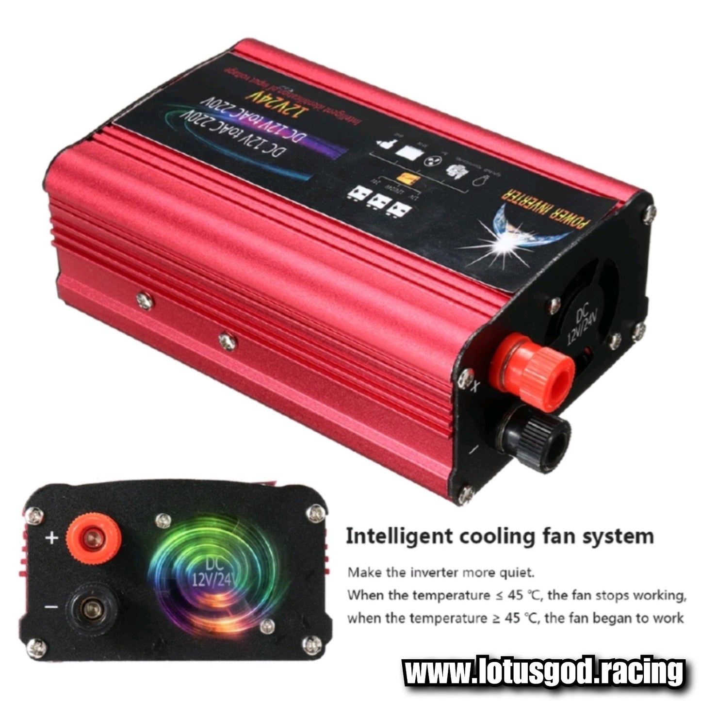 1500W Cigarette Socket Lighter Inverter 12V | 24V To 220V 230V Plug Voltage Converter + USB | EU/UK/AU/Universal Socket Auto Car Accessories