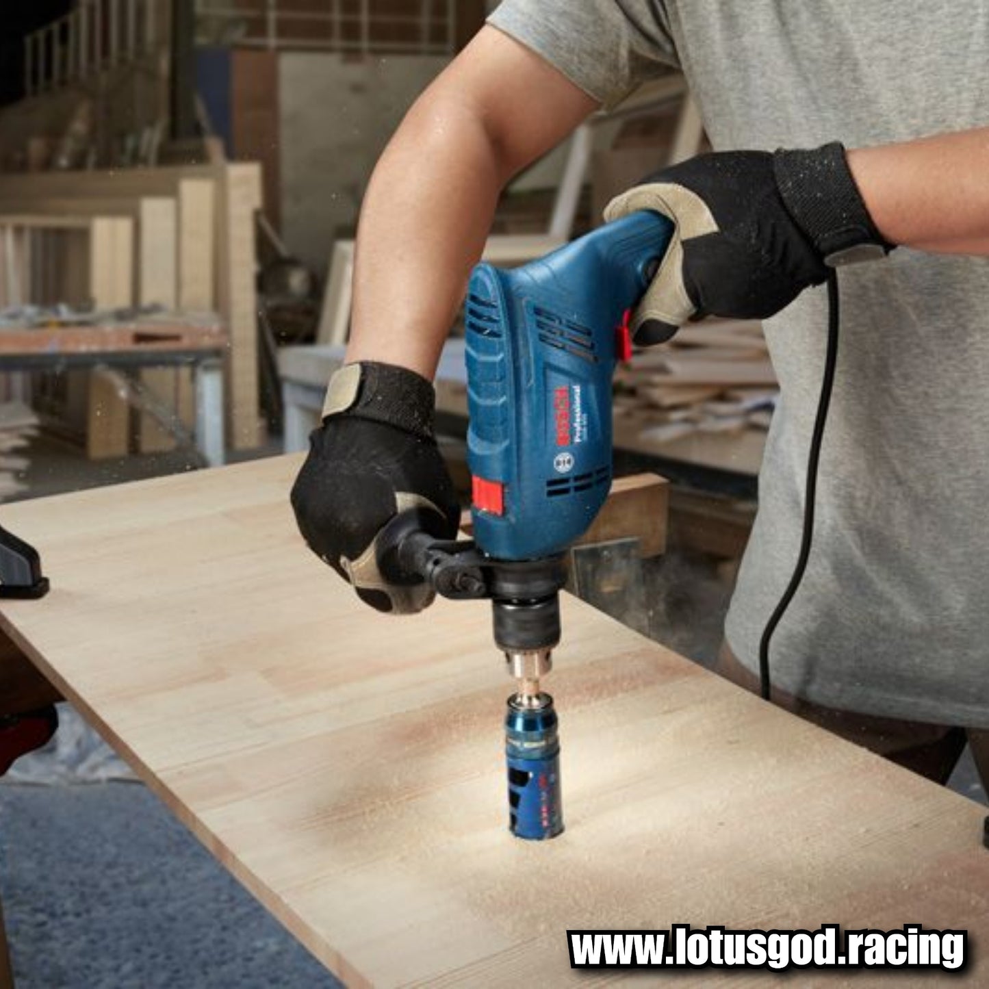 Bosch 600w Professional 13mm Electric Wired 48000bpm Impact Drill Metal Chunk Masonry GSB 600