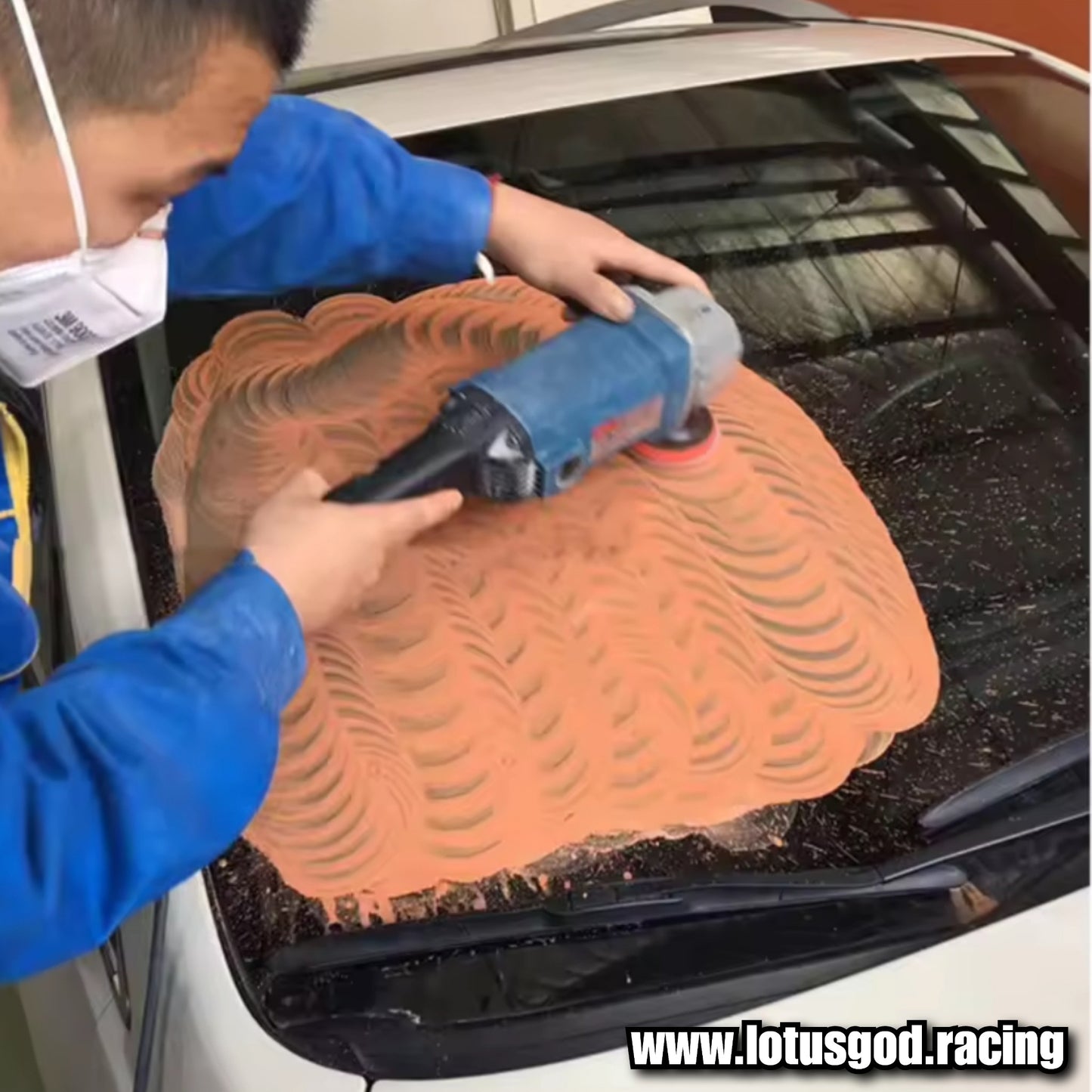 Premium Cerium Oxide Red Powder Refurbishing For Tampered Glass Polish Window Windscreen Windshield Light Swirl Watermark Scratch Remover Polishing 100g