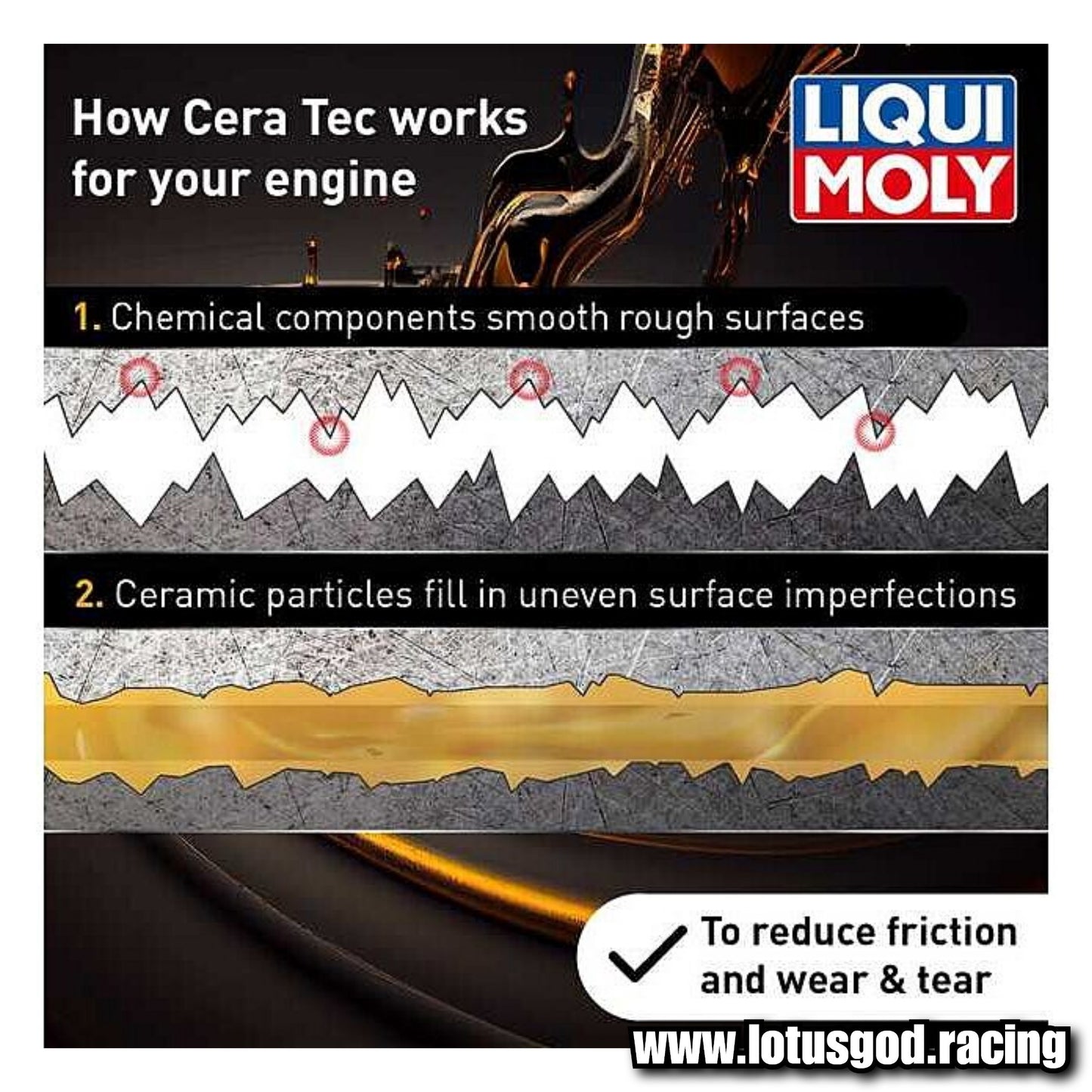 Liqui Moly Ceratec High Tech Anti Wear Additive 4 Stroke Manual Transmissions Compressor Reduces For Car Gasoline Van Pick Up Lorry Truck Diesel Engines 300ml