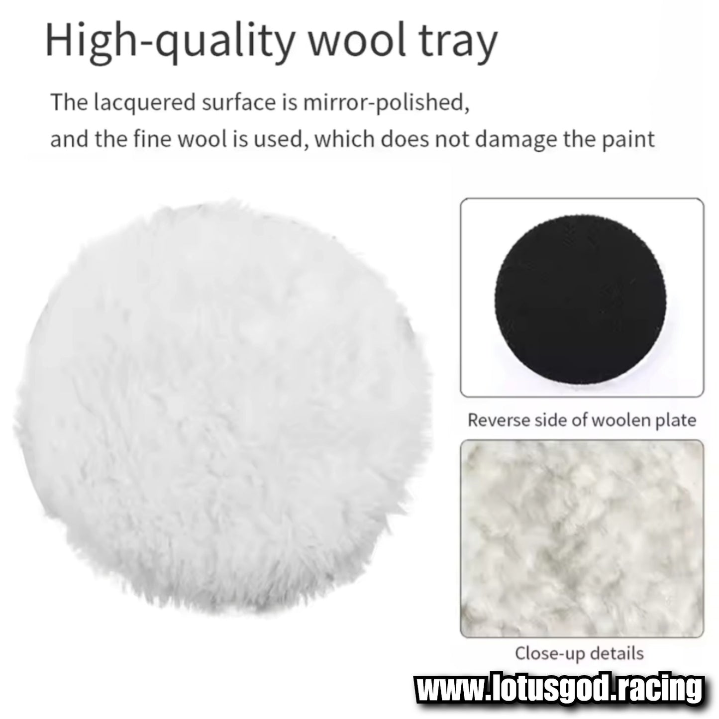 7 Inch | 18cm Polishing 8 Piece Velco | M10 Drill Buffing, Paint Polish And Wax Cloth Sponge Set