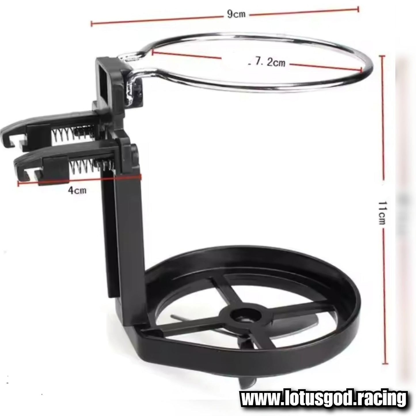 Folding Dashboard Interior Air Con Vent Foldable Cup Holder Water Bottle Drink Mount Bracket Car Accessories