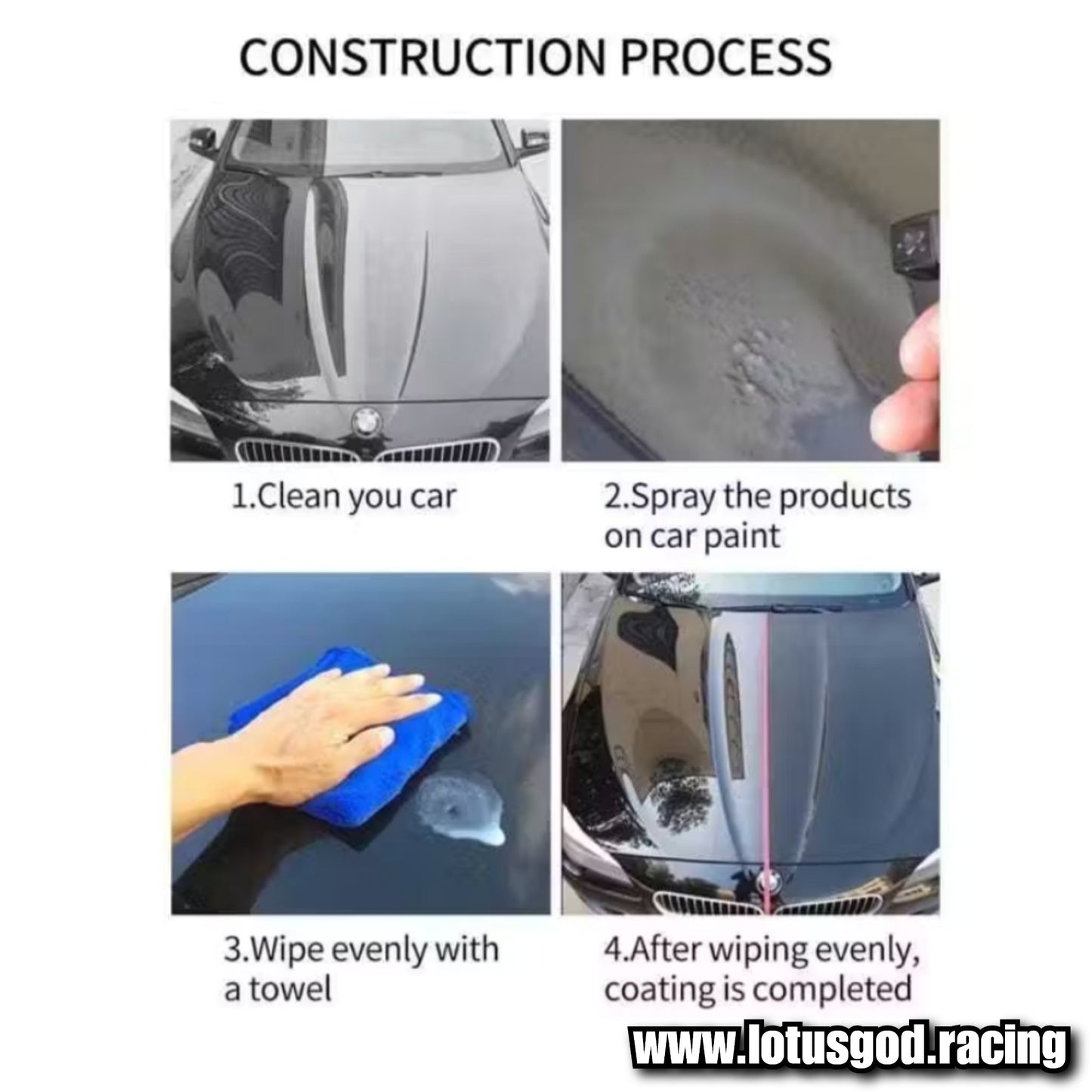 Graphene Nano Super Easy Wet Coat Revolutionary Hydrophobicity Booster Spray Sealant