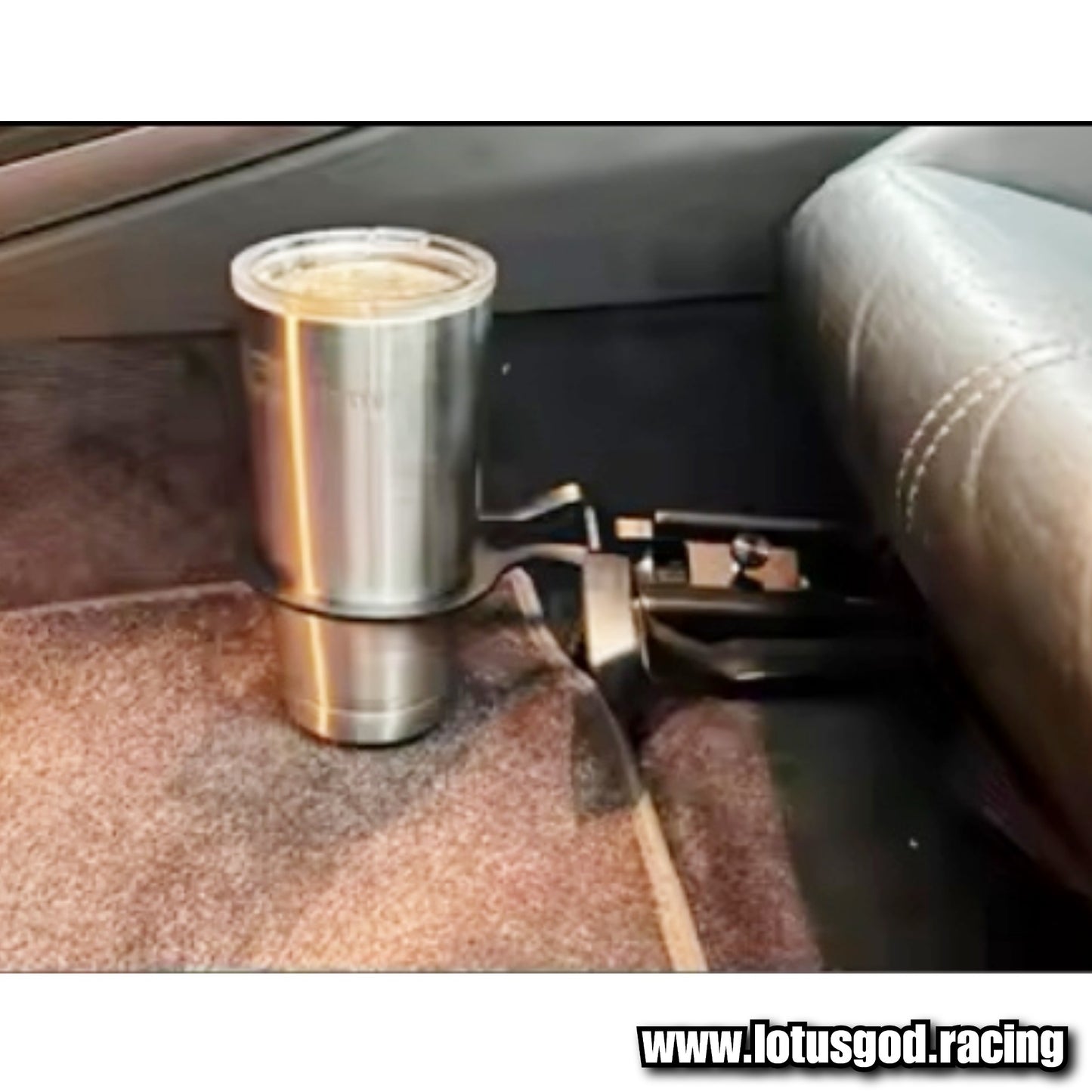 Black Cup Holder For Porsche 911 Cayman 987 Boxster 986 Cupholder With Factory Seat Rails