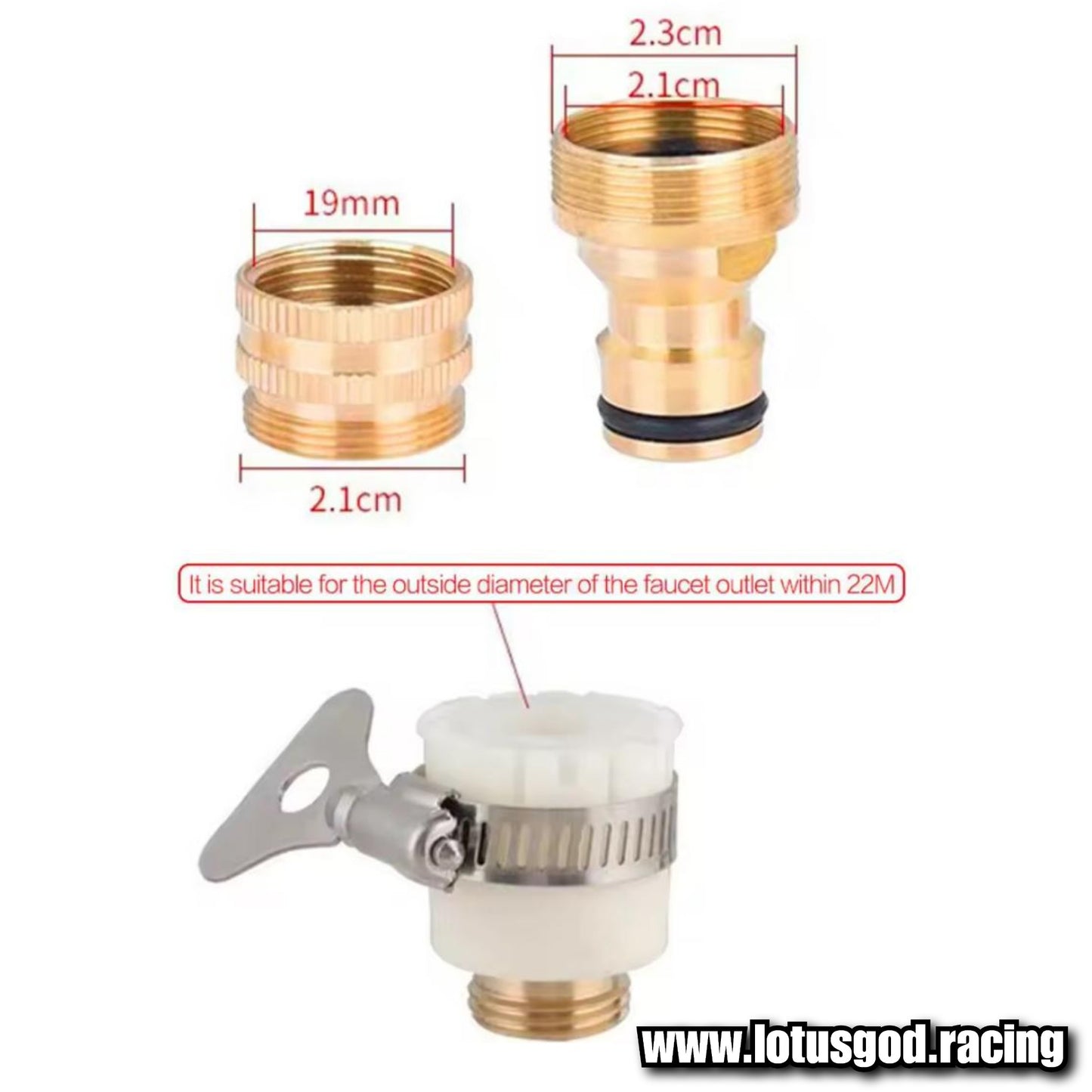 Telescopic 7.5m Flexible Stretchable 3/4" Screw Type Brass Connector Adapter Water Hose + Spray Gun Set For Gardening Condo/HDB Carpark Car Bike Van Bicycle Motorcycle Bathroom Toilet Garden Kitchen Etc