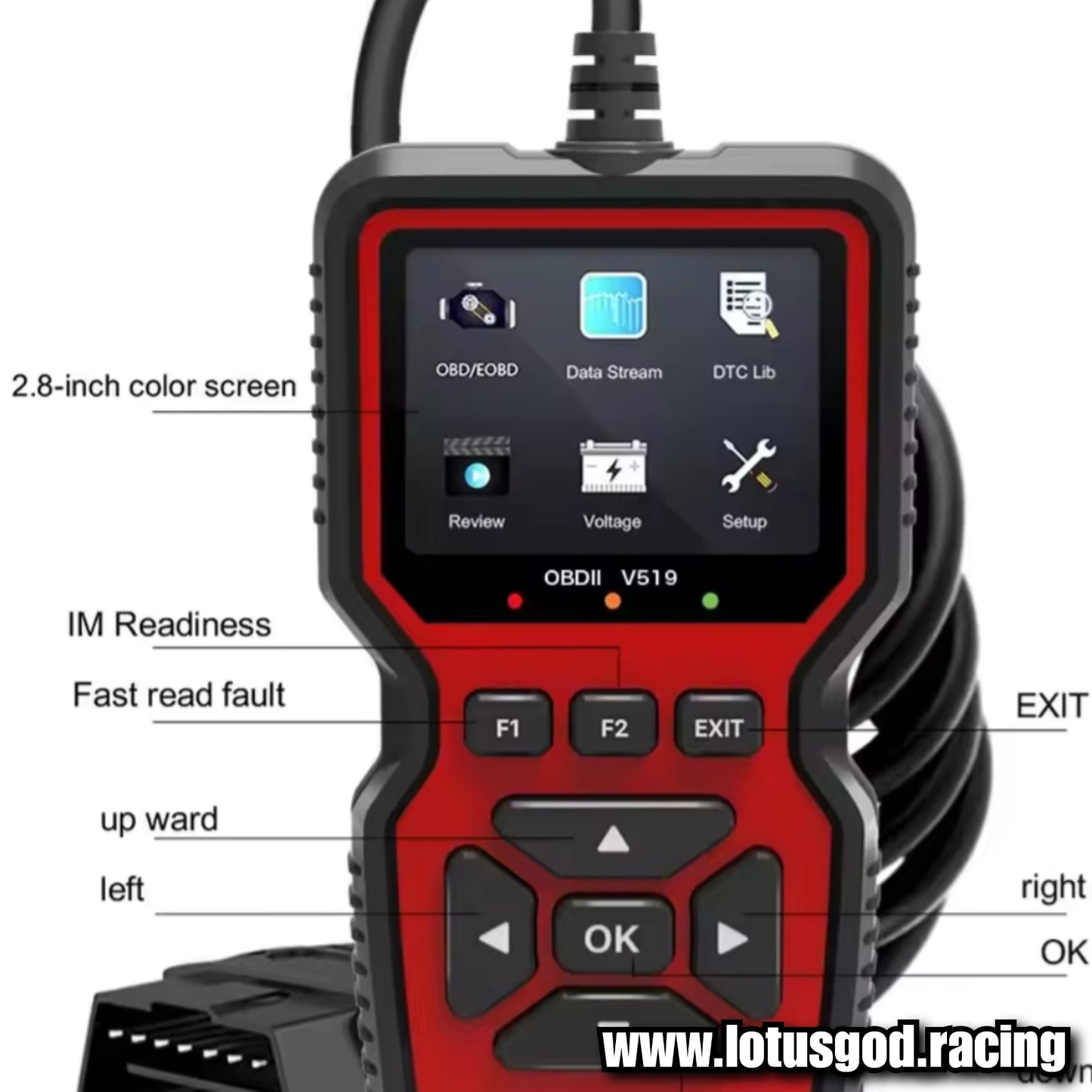 Universal Obd2 Read Check & Clear Fault Codes Diagnostic Engine Problem Detector OBD 2 16 Pins OBD II EOBD Real-time Oxygen Sensor Tool Etc