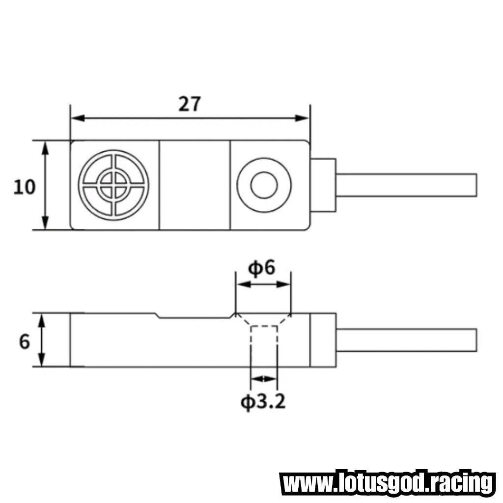 10V-30V DC Mini Inductive Proximity Sensor Switch | 3-Wire NPN Normally Open (NO) Automation 3D Printer Car Etc | TL-W3MC1 (1 Piece)