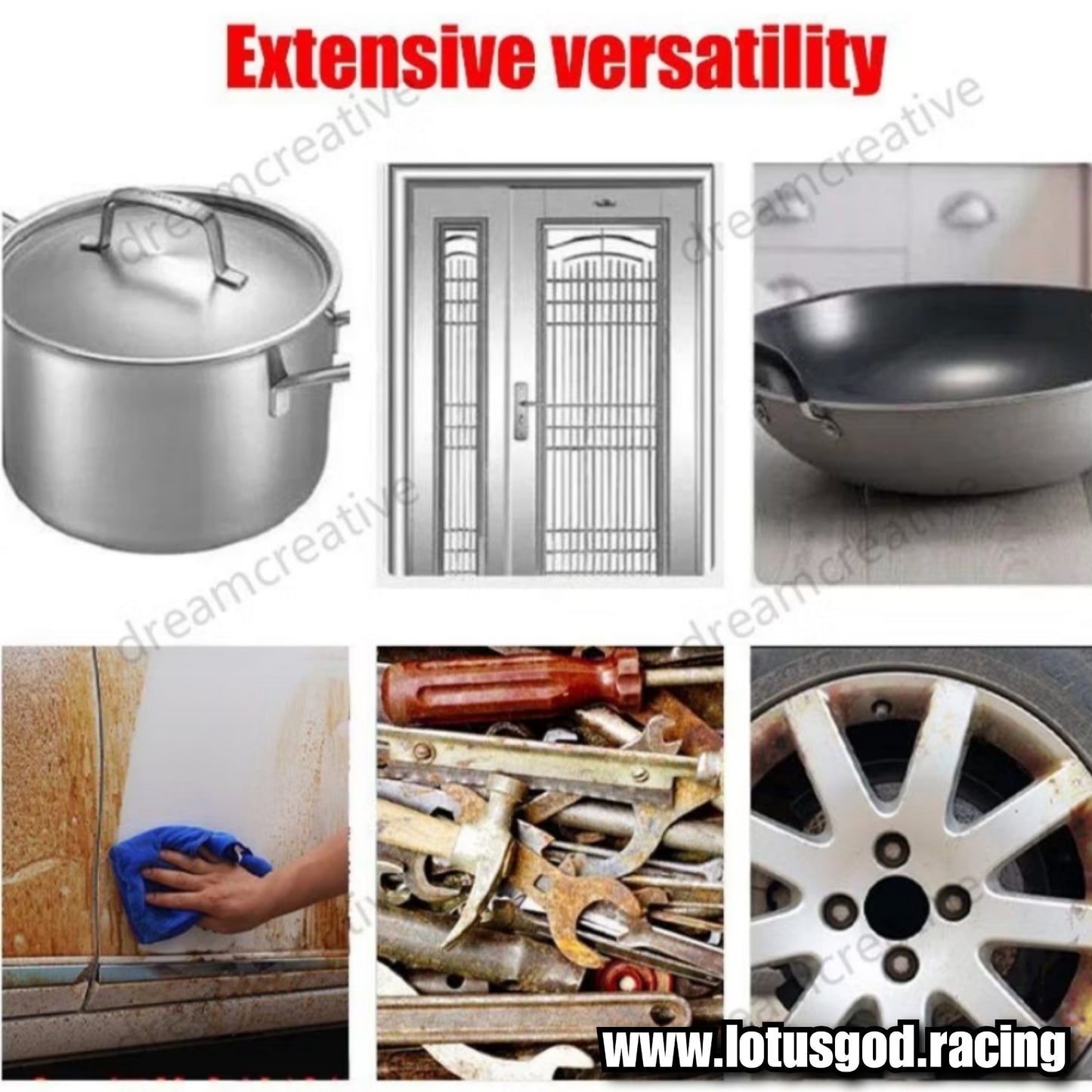 Anti Rust Car Metal Surface Chrome Paint Cleaner Maintenance Iron Powder For Cleaning Rust Remover Spray 500ml