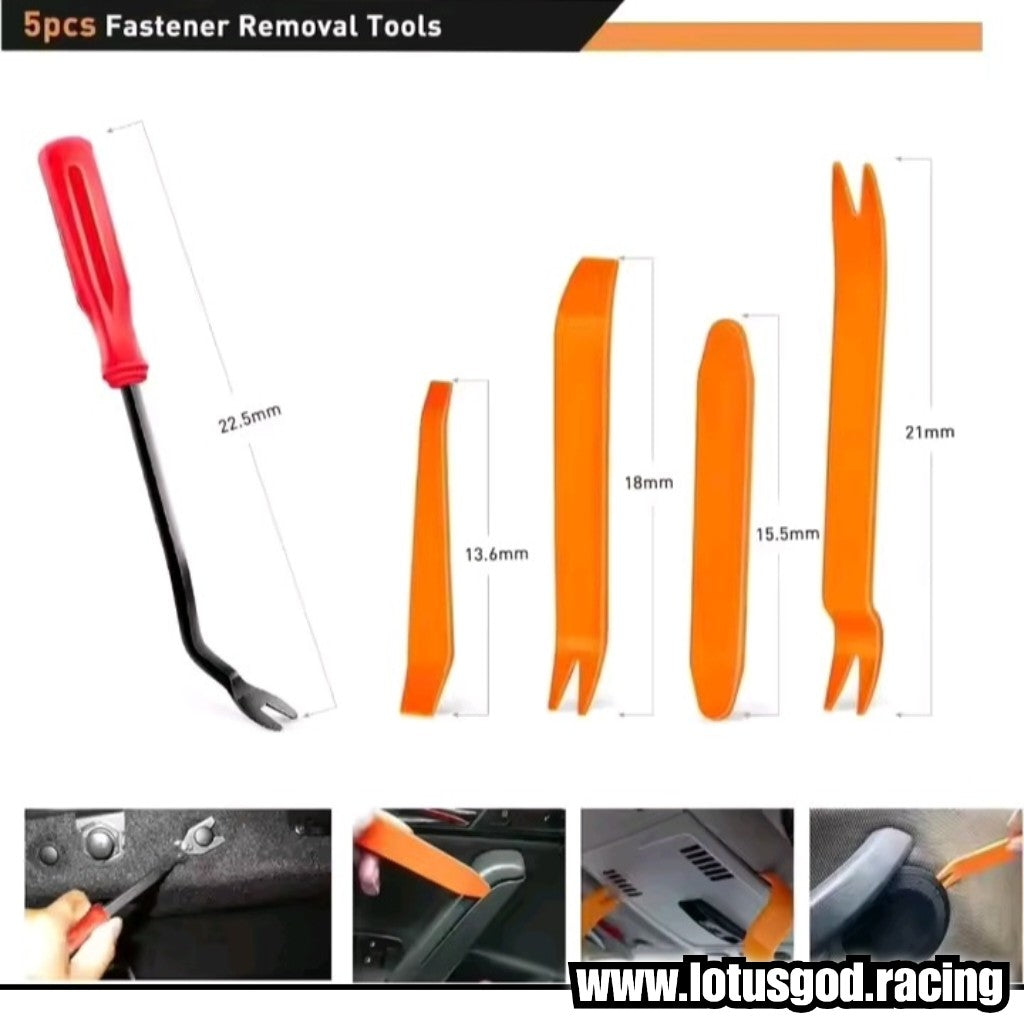 Universal 820 Pieces Plastic Rivet Clips Screw Auto Car Interior Panel Door Dashboard Boot Fender Bumper & Trim Removal Tool Kit – 26 Sizes For Most Vehicles