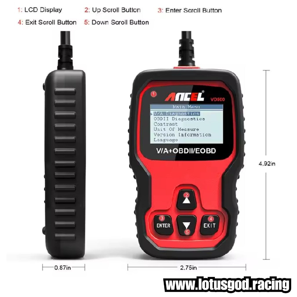 Vag Cars Professional Wired OBD2 Scanner – Full System Diagnostic Tool for VW, Audi, Skoda, SEAT – Engine, ABS, SRS, EPB Reset & Oil Service