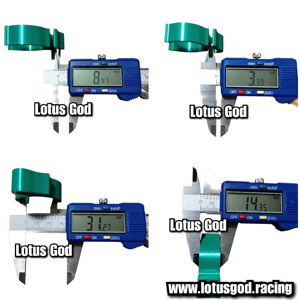 Universal Round Clip Holder for Element Fire Extinguishers – Precision Fit for Lotus Racing Cockpits & Other Cars