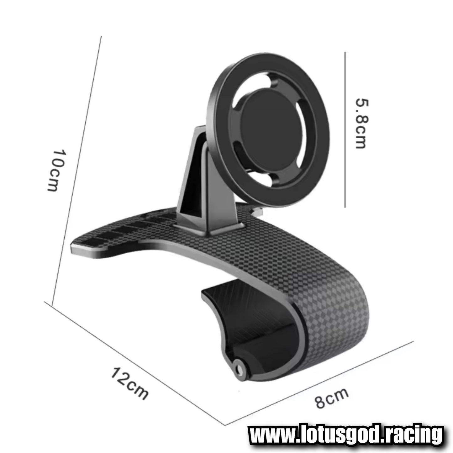 360 Degree Speedometer Dashboard Clip Magnetic Phone Holder Ring Car MagSafe Mount For Android Phone iPhone Pro Max Mini Mag Safe Case Bracket Adapter