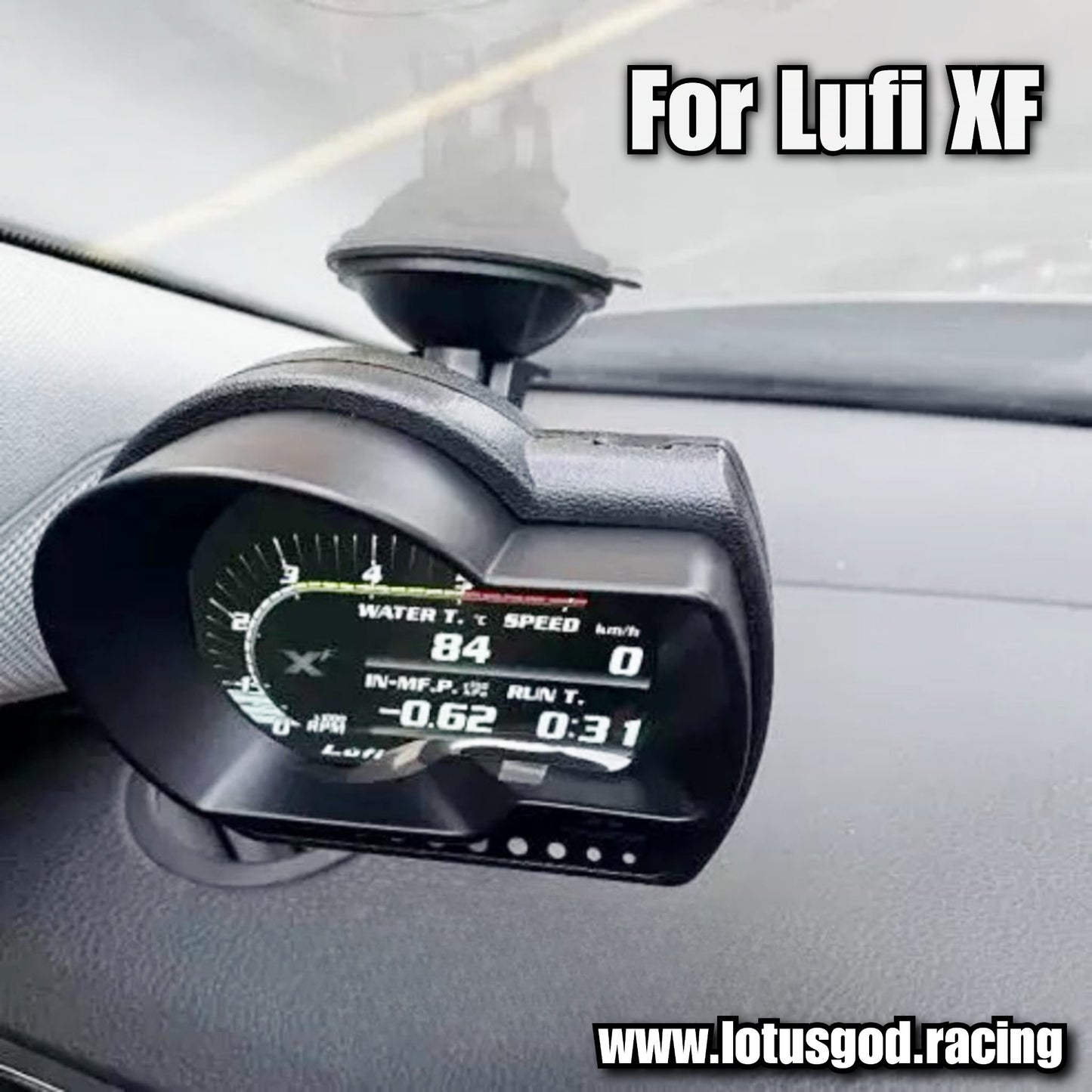 360 Adjustable Removable Windscreen Suction Cup For Lufi XF | XS | X7 Guage Racing Meter