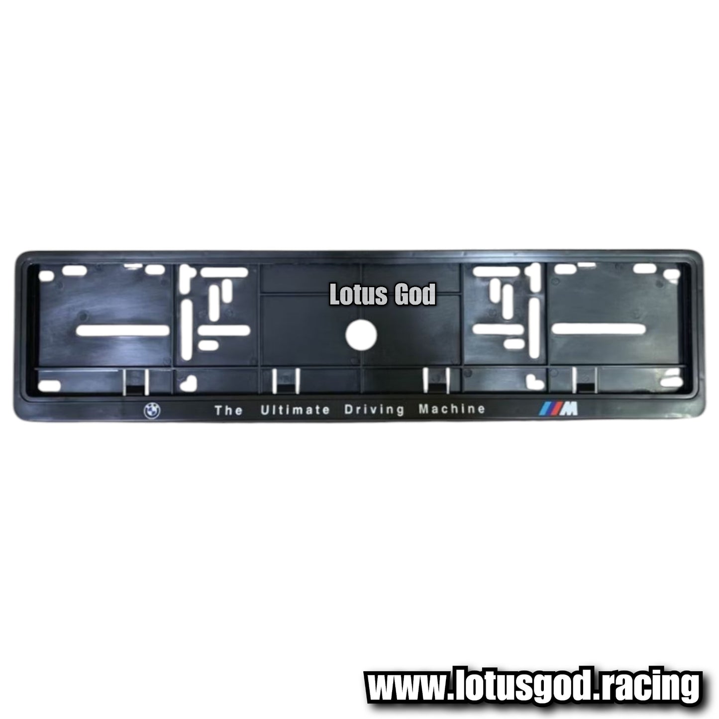 Black Singapore Euro Licence Plate Cover Long Frame For Bmw X Mercedes Benz Amg Car and All Vehicles (2 Pieces)