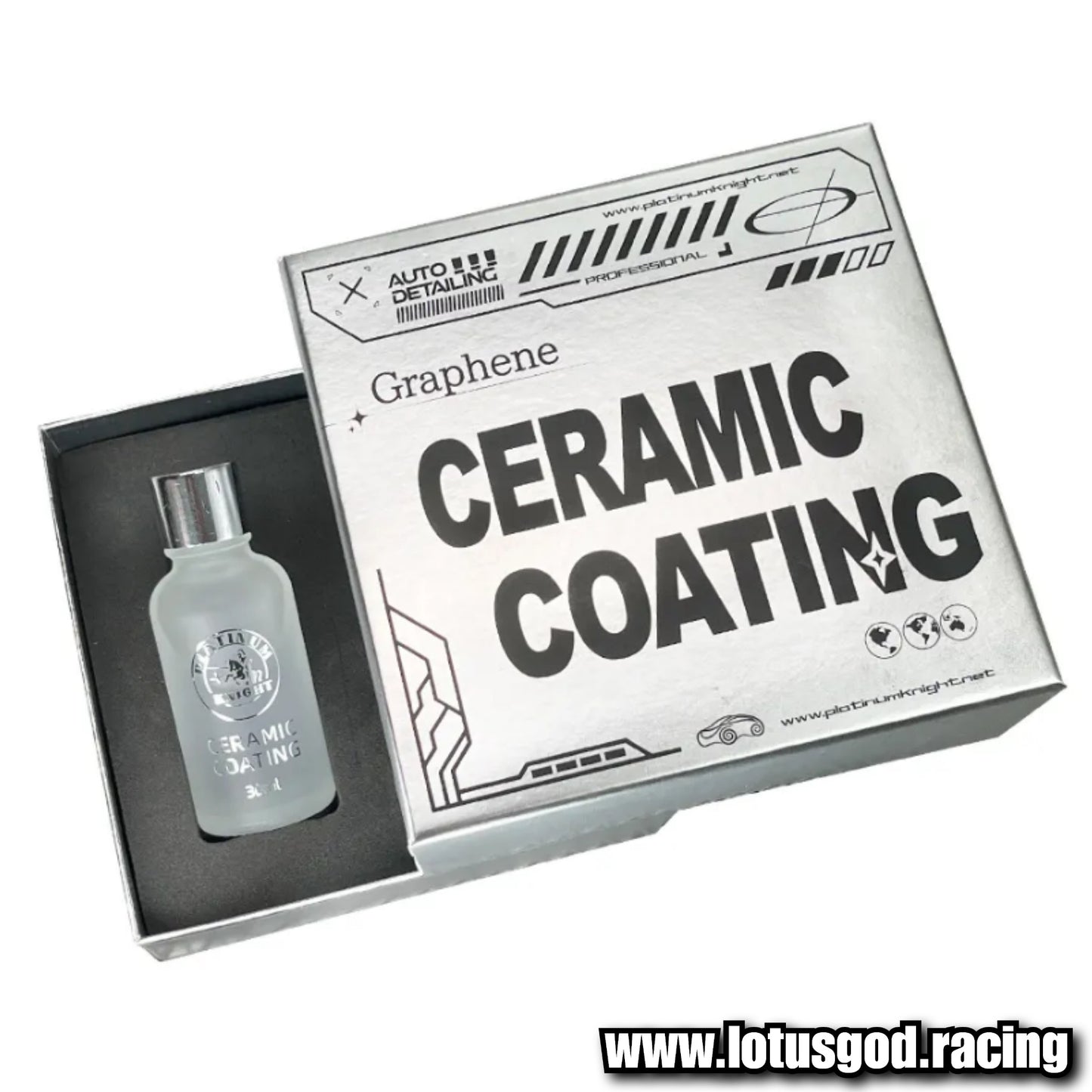 Premium Super Hydrophobic Graphene Ceramic Coating Hard Crystal Gloss Shiny Paint Protection Shine Shield For Car Bikes Bicycle Motorcycle Lorry Van Pick Up Etc 30ml