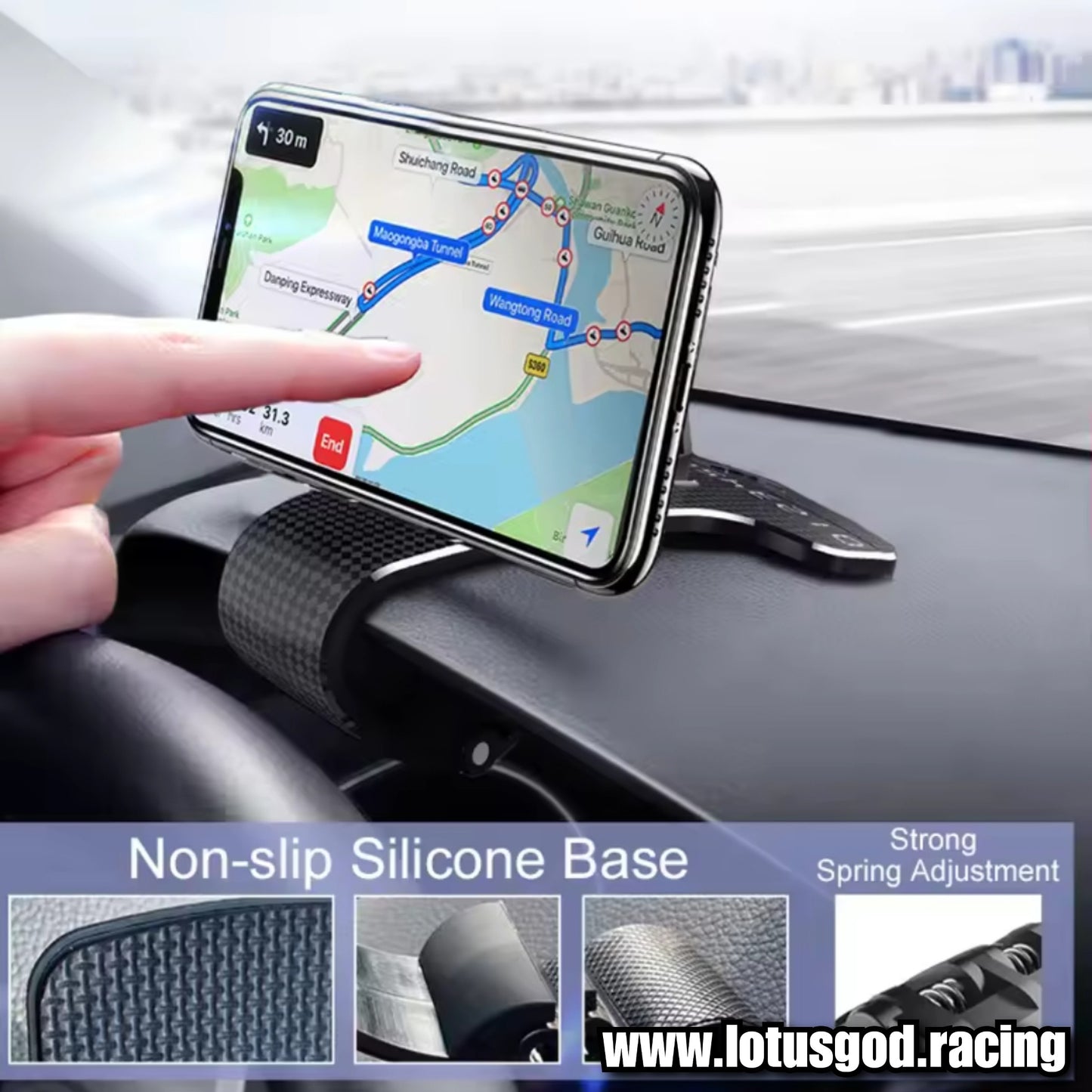 360 Degree Speedometer Dashboard Clip Magnetic Phone Holder Ring Car MagSafe Mount For Android Phone iPhone Pro Max Mini Mag Safe Case Bracket Adapter