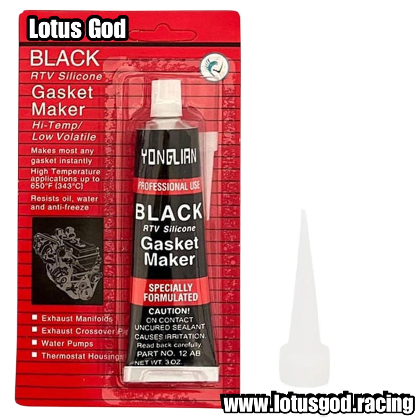 Black High Temperature Silicone Engine Repair Glue Liquid Gasket Sealer Oil Resistant Gasket Free Car Sealant 85g
