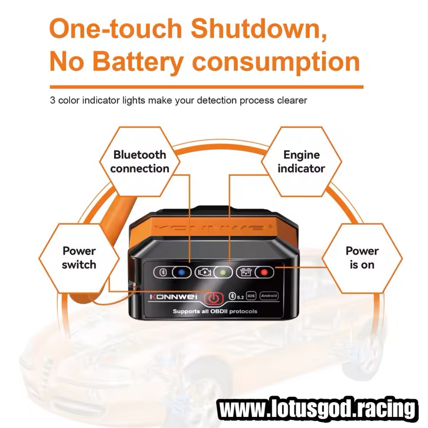 Obd2 Bluetooth Scanner 4.0 ELM327 V1.5 OBD 2 Car Diagnostic Clear Fault Codes Tool For IOS Apple Android PC ELM 327 OBDII Reader