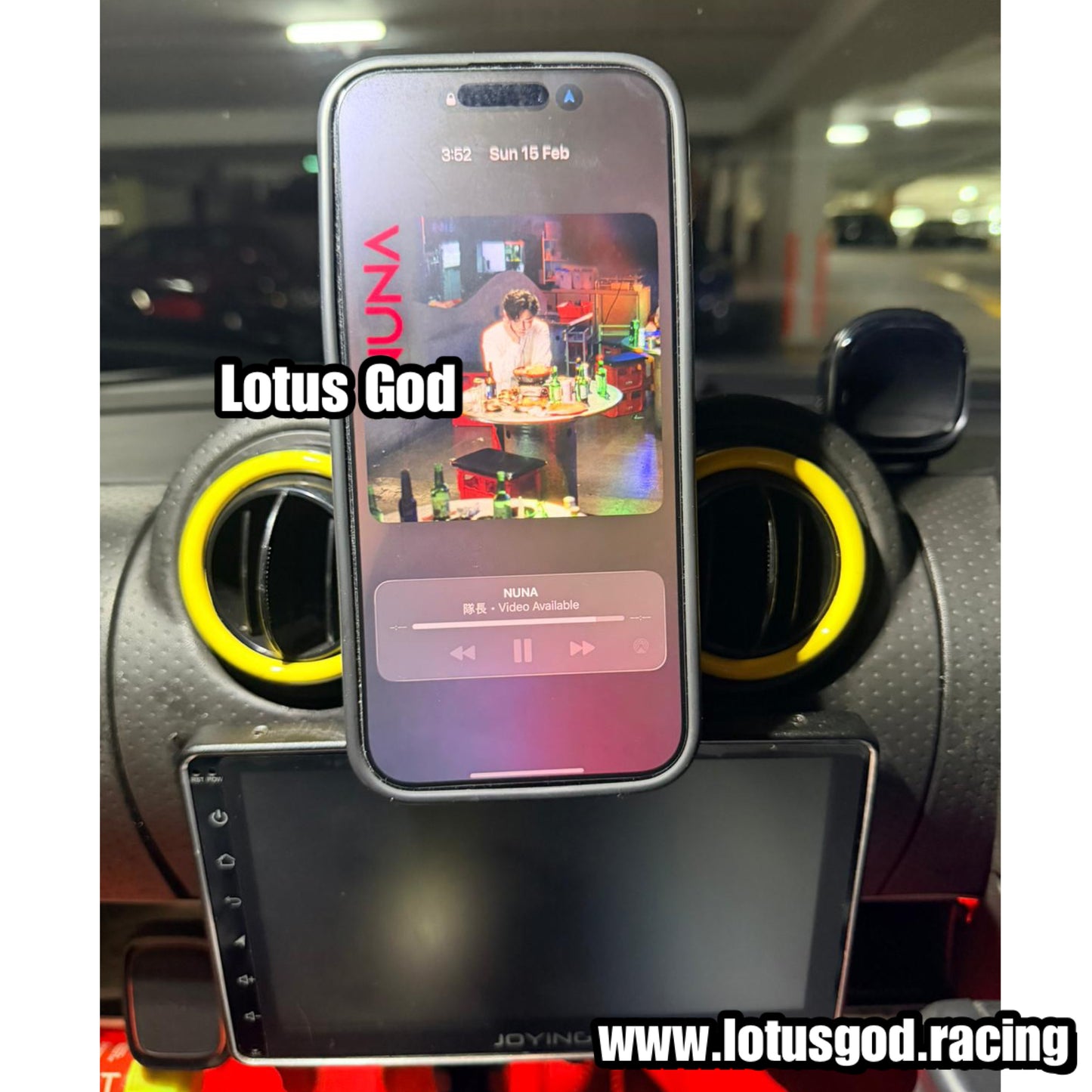 360° Magnetic Phone Center Air Con Dashboard Magnet Hp Mount For Lotus Elise & Exige (S2 / S3)
