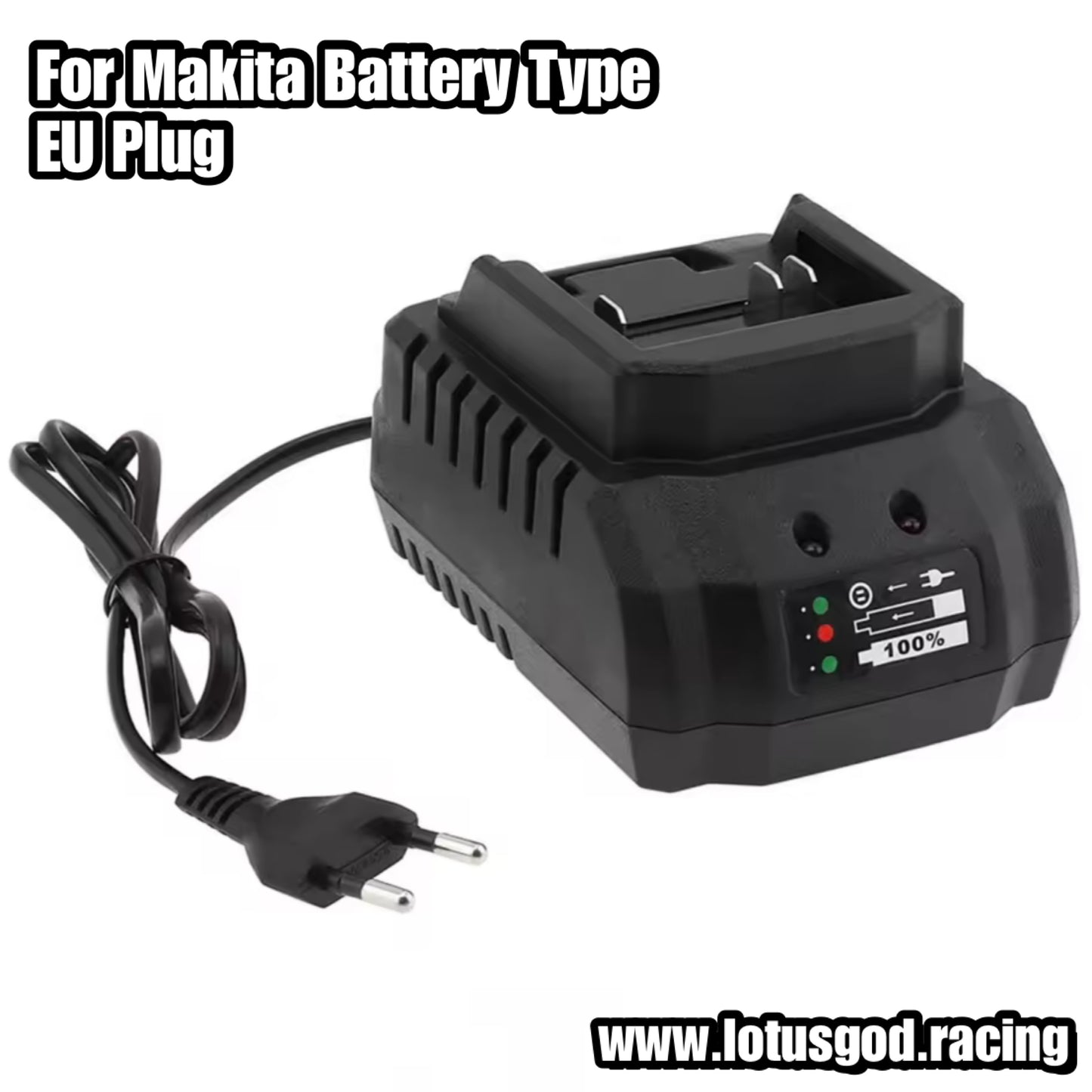 18V - 21V Li-ion Rechargeable Lithium Battery Charger EU Plug Replacement BL1415 BL1815 BL1830 BL1850 Drill Hand Gun Power Tools Etc
