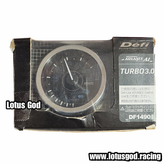 Defi Advance A1 Stand Alone 60mm Water Temp Voltage Vacuum Oil Temp Oil Pressure RPM Turbine Turbo Boost Fuel Pressure Exhaust Temperature Air Fuel Ratio Meter Gauge