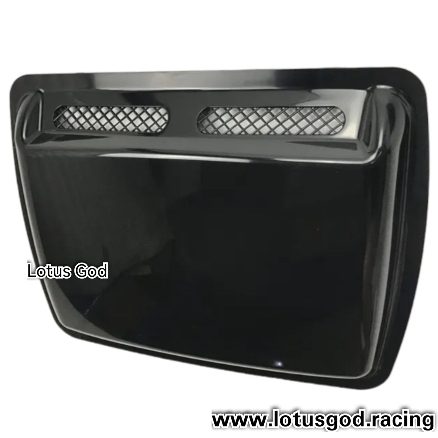 Black Universal Car Decorative Air Flow Intake Scoop ABS and Aluminum Grille Mesh Bonnet Vent Cover Hood Sticker Car STYLING Accessories