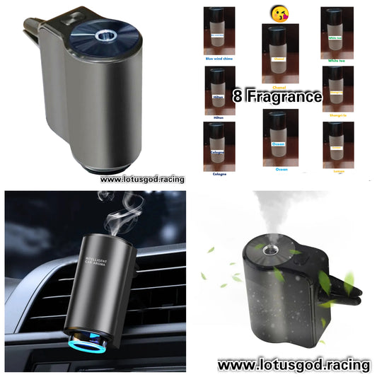 Rechargeable Automatic Aroma Electric Auto Air Diffuser Mist Aromatherapy Air Freshener Perfume Fragrance For All Vehicle