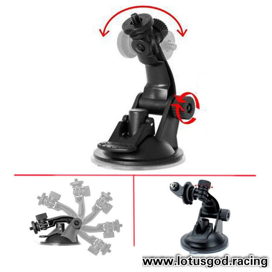 Single Suction Car Interior Glass Mount Windshield Suction Cup Dash Camera Holder Stand Cam Bracket Accessories