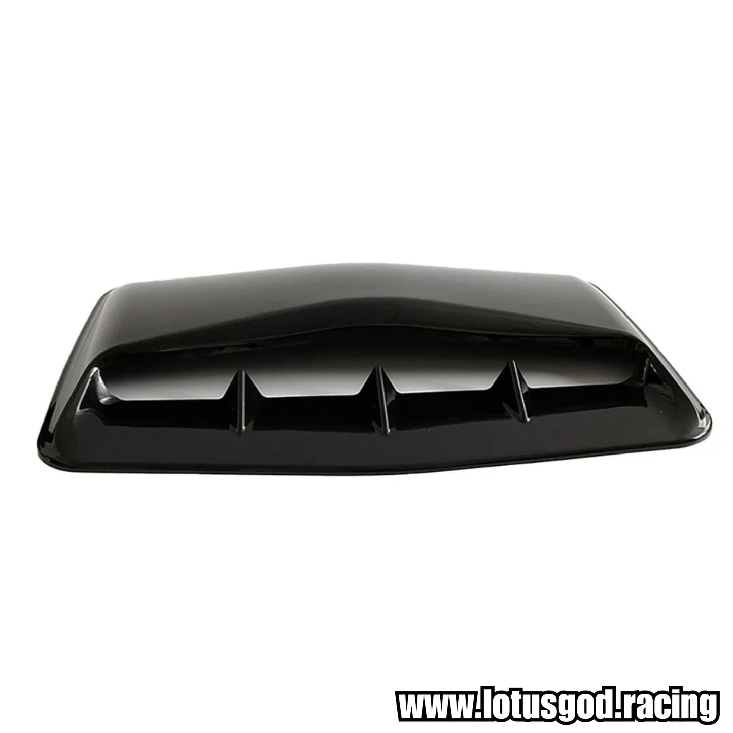 Black Universal Car Decorative Air Flow Intake Scoop ABS and