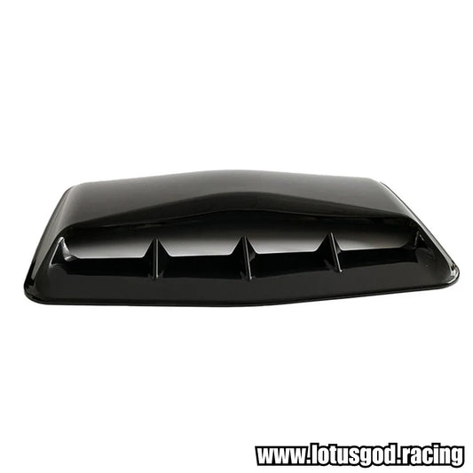 Black Universal Car Decorative Air Flow Intake Scoop ABS and Aluminum Grille Mesh Bonnet Vent Cover Hood Sticker Car Styling Accessories