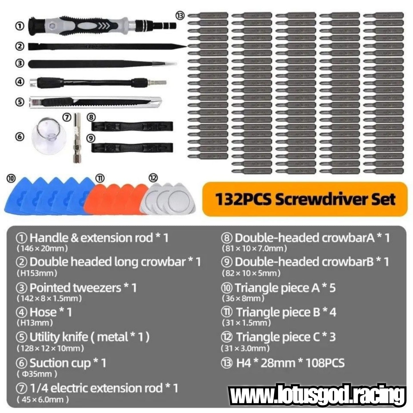 Professional Precision Screw Driver Set 25/39/63/130/132/145/170 In 1 Phillips Screw Bits Non-slip Handle Combinational Kit Repair Tools