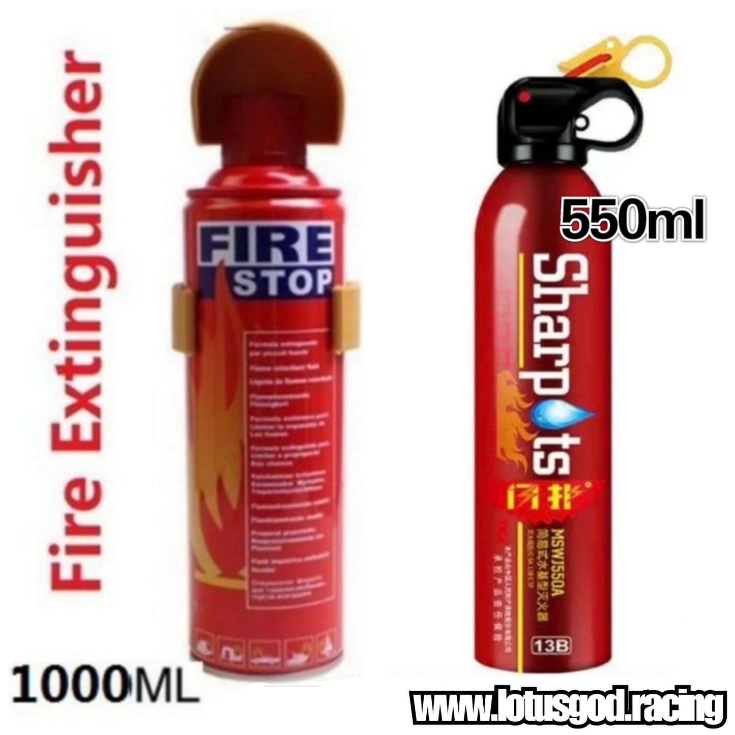 550ml | 1000ml Portable Mini Home Car Room Emergency Fire Extinguisher