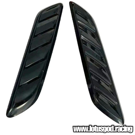 Universal Racing Look Front Bonnet Side Rear Fender Bumper High Air Flow Intake Shark Fin Panel Grill Vent