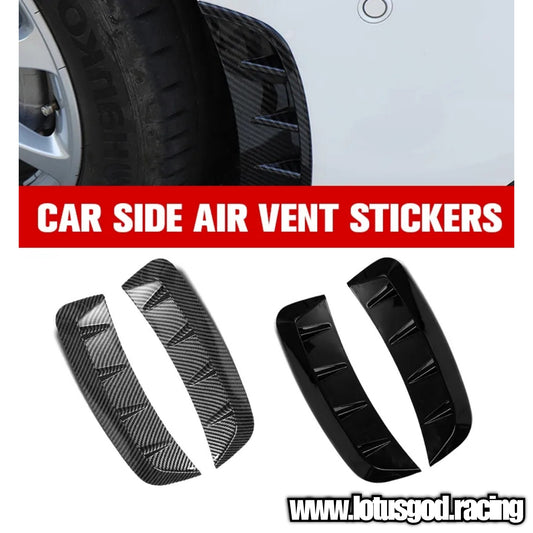 Universal Front Rear Bumper Lip Air Vent Trim Spoiler Canards Splitter Styling Accessories