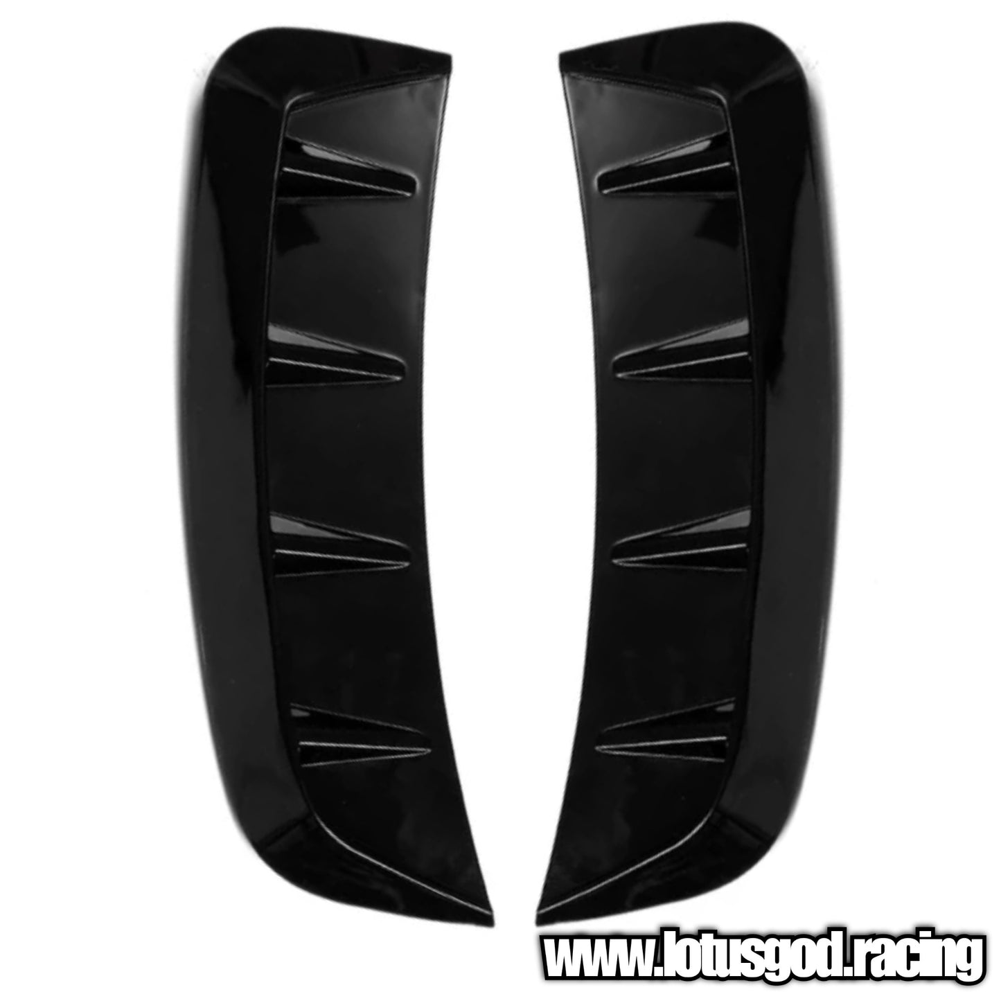 Universal Front Rear Bumper Lip Air Vent Trim Spoiler Canards Splitter Styling Accessories