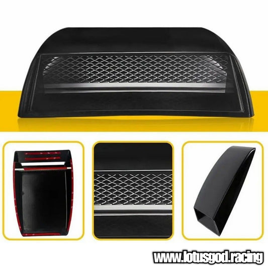 Universal Racing Front Bonnet Side Rear Fender Bumper High Air Flow Intake Shark Fin Roof Panel Grill Vent