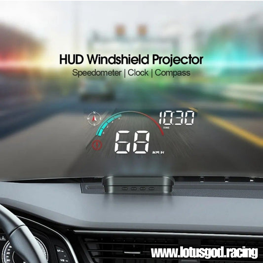 Universal USB GPS Digital Speed Powered Hud Virtual Head Up Display Speedometer For Car Gadgets On Windshield Projection Meter VSD Windscreen Reflection