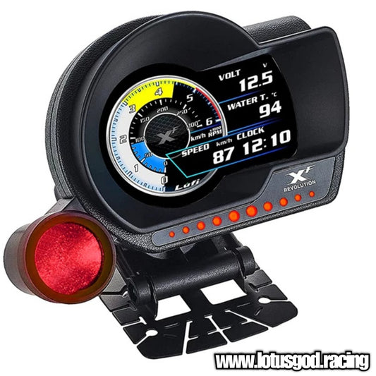 LUFI XF Revolution OBD2 GPS Racing Gauge Real time Display Meter + Red Shift Light