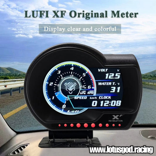 LUFI XF Revolution OBD2 GPS Racing Gauge Real time Display Meter + Red Shift Light